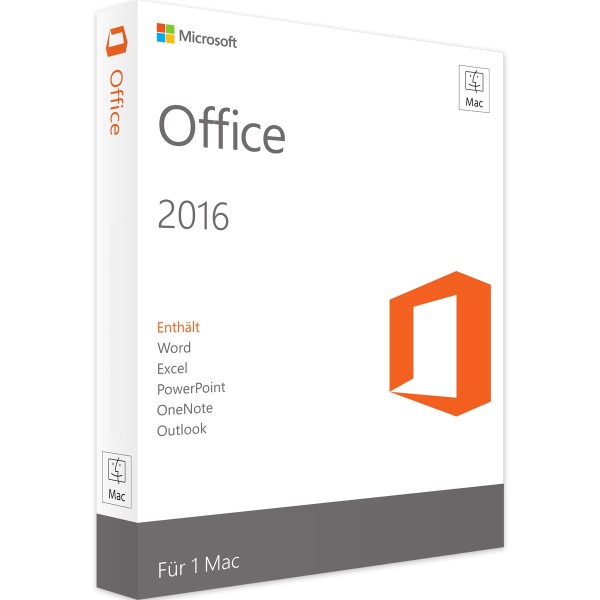 MICROSOFT OFFICE MAC 2016 STANDARD